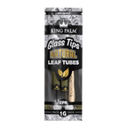 King Palm - Glass Tips | Natural Leaf Tubes| 1G Each | 2Pack | 16packs/Box | WR13