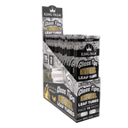 King Palm - Glass Tips | Natural Leaf Tubes| 1G Each | 2Pack | 16packs/Box | WR13