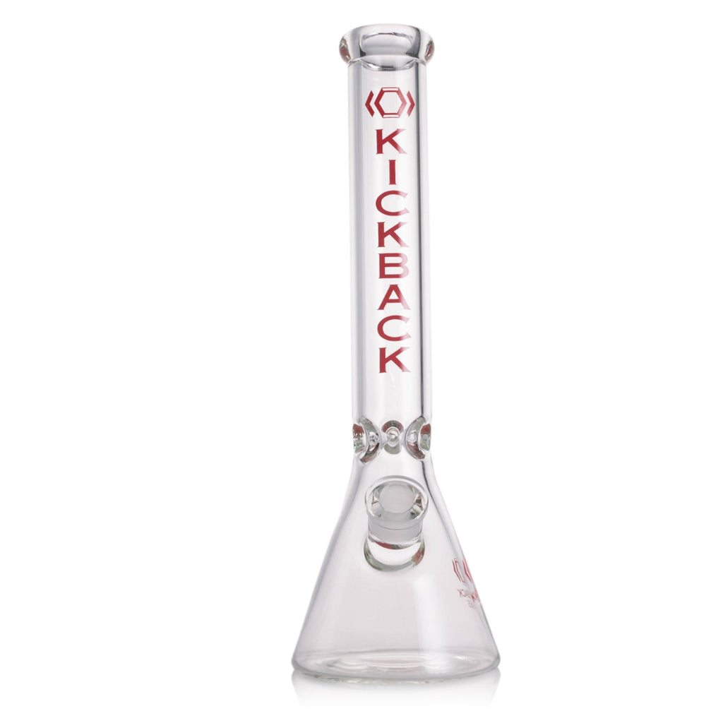  Glass 16'' Clear Beaker Bong