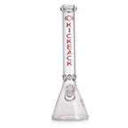  Glass 16'' Clear Beaker Bong