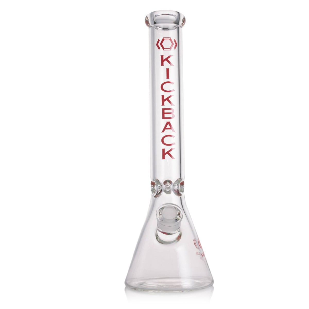  Glass 16'' Clear Beaker Bong