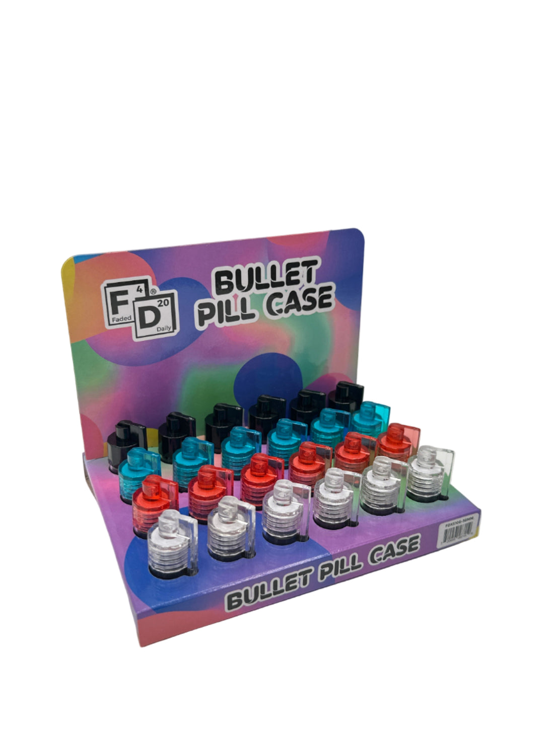 Glass Bullet Pill Case