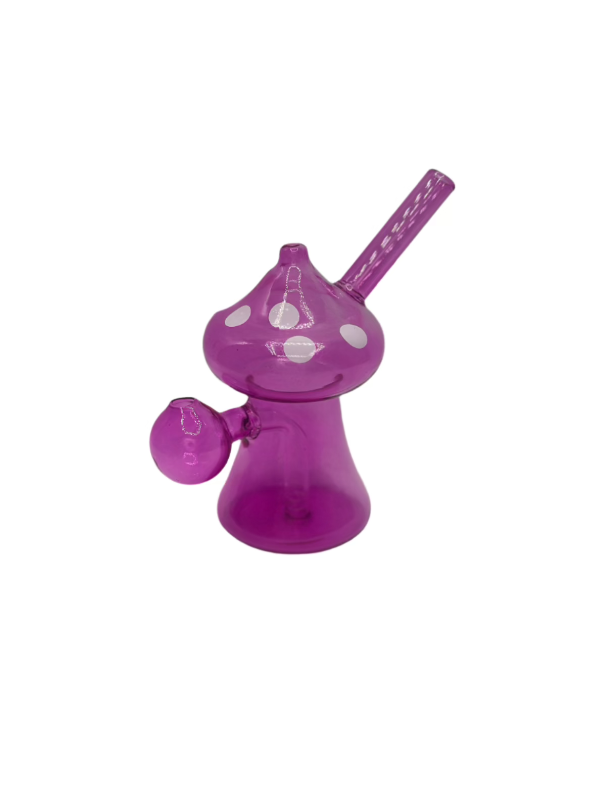 Mushroom Design Glass Oil Burner Pipe – Pack of 5 Assorted Colors (Wholesale) Secondary image