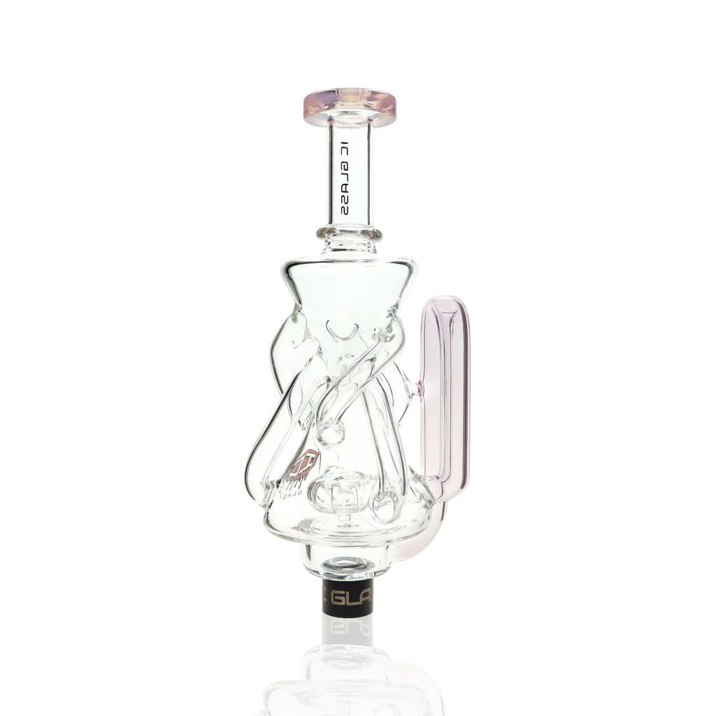 Glass dual chamber nectar collector for dabs – smoke shop supply