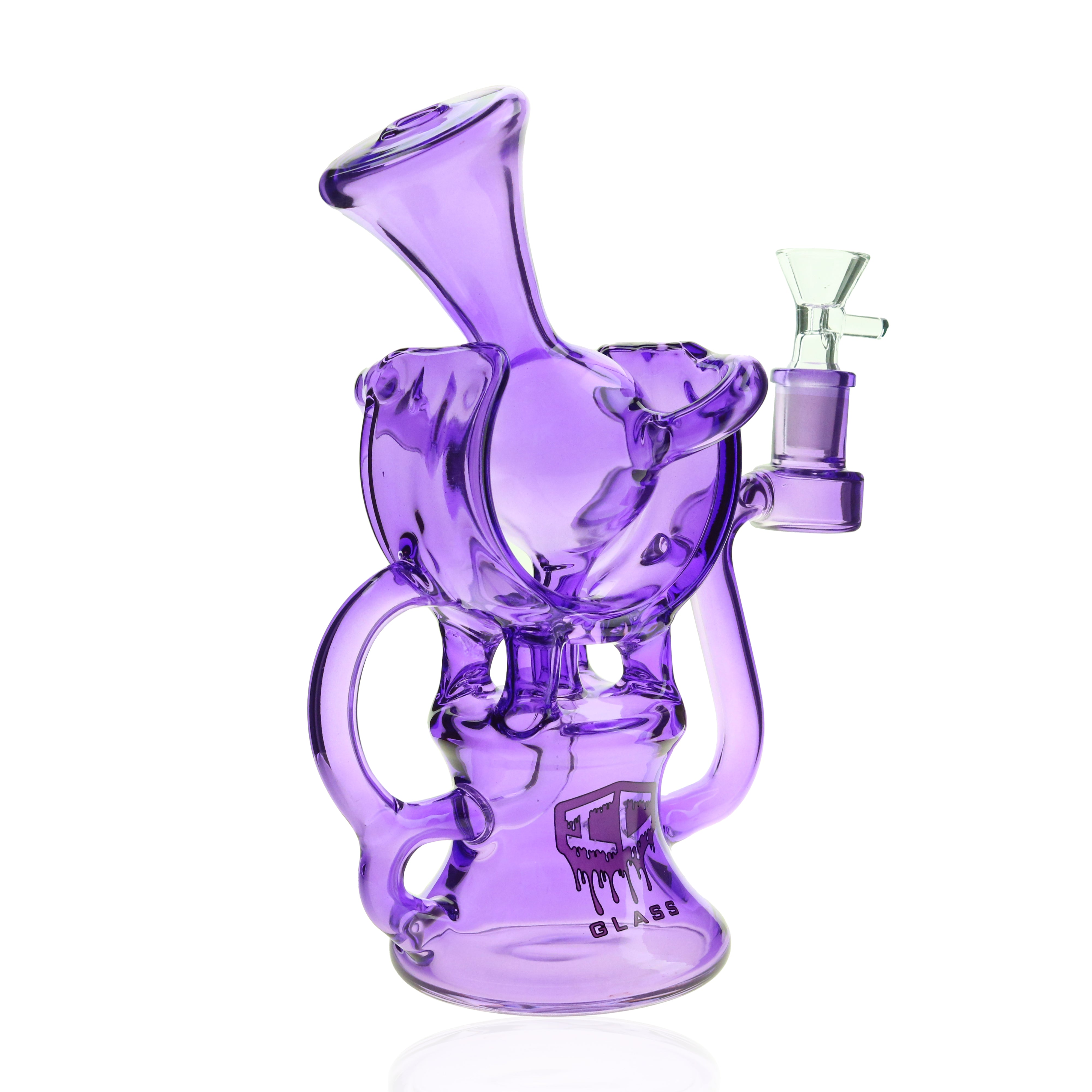 IC Glass Neon Color Multi-Tube Recycler – Wholesale Glass Dab Rig Secondary image