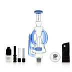 Glow-in-the-Dark Glass Rig by KLEAN – White Series Design