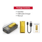 Hamilton - Gold Bar 510 Thread Vaporizer | Cartridge Battery | 480mAh | Single Unit