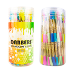 Dabbers – Dab Tools with Silicone Sleeves | 50-Piece Jar