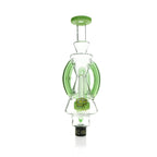 Green Glow-in-the-Dark Glass Rig by KLEAN