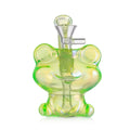 Green frog glass Bong
