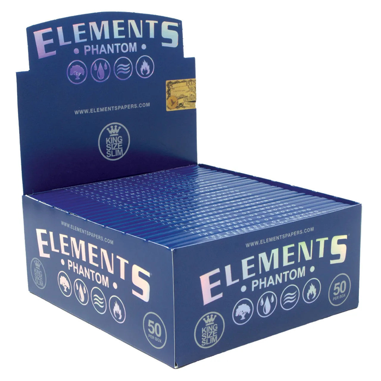 Elements Phantom King Size Wide | 50 per BOX | BOX
