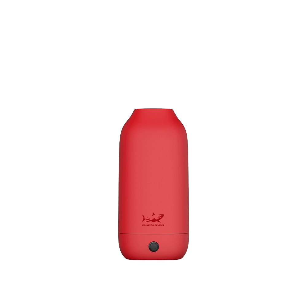 Hamilton Devices Tombstone V2 dual cartridge vaporizer with sleek design and fast-charging capability.