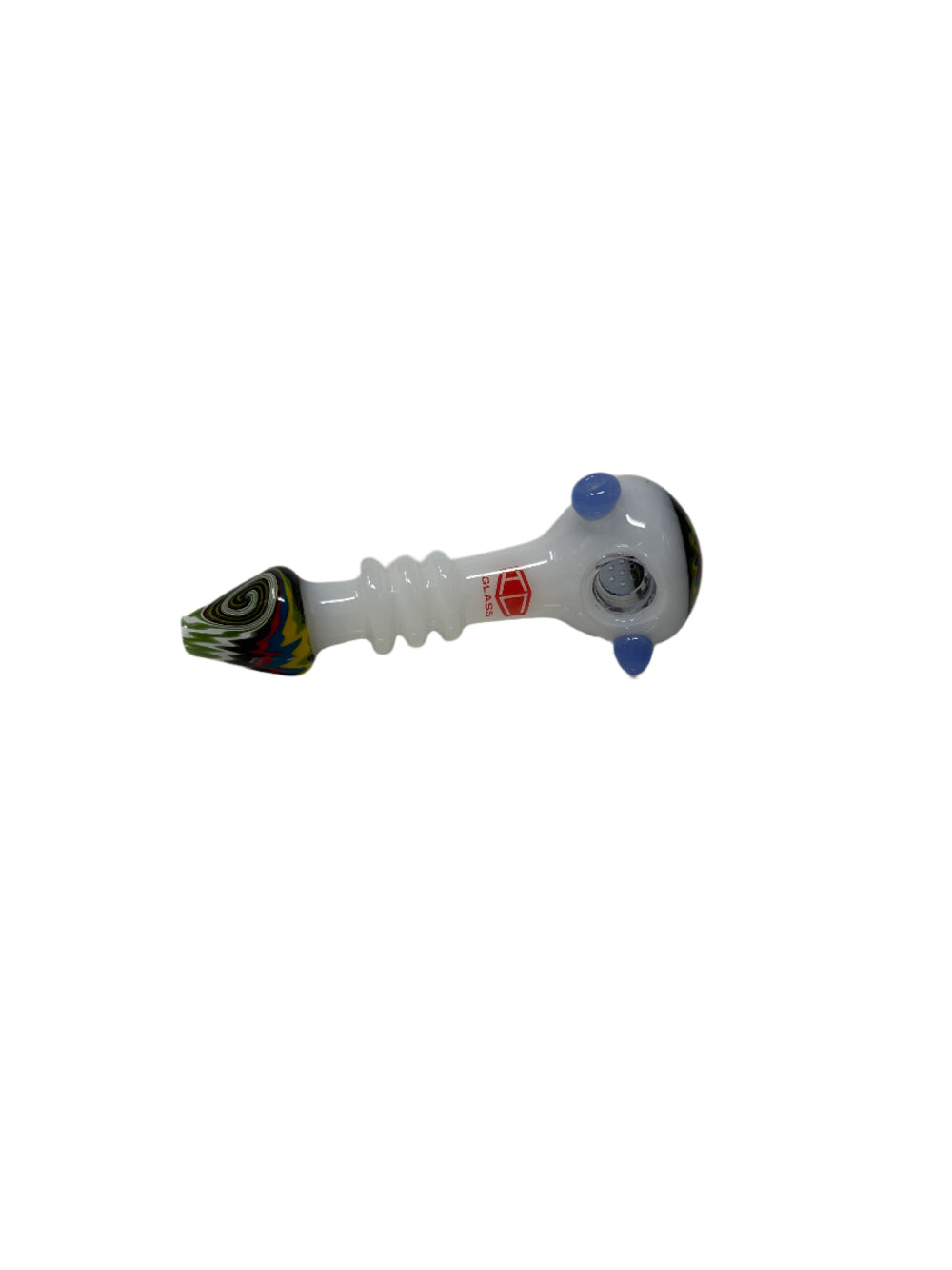 IC GLASS- Premium Design Hand Pipe With Screen | Mix Colors Main image