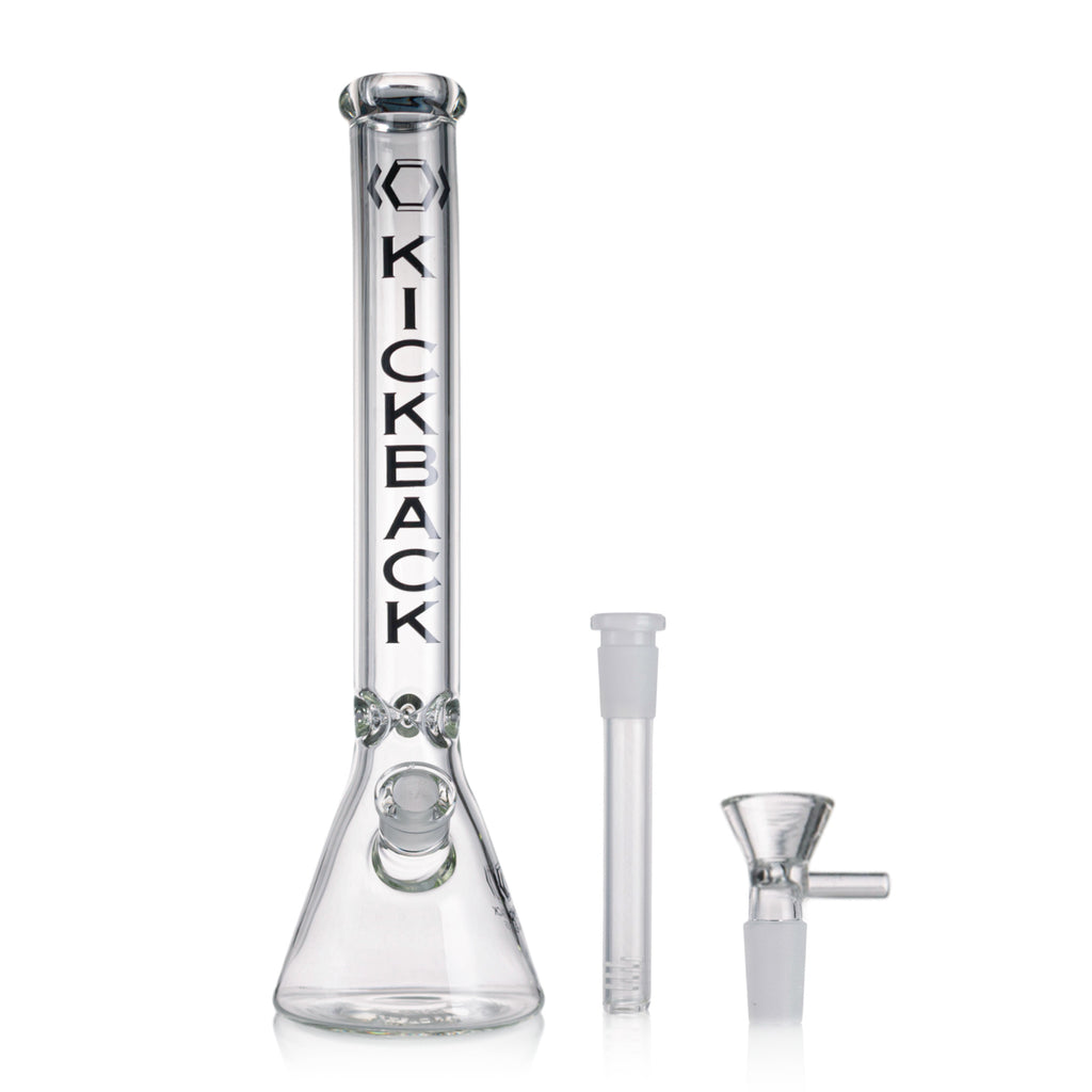 Head Shop Glassware – Kickback Beaker Bong with Functional Design

