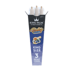 King Palm - Hemp Cones | KING Size  3-Hemp cones| 30Packs/Display | Squeeze & POP | WR10