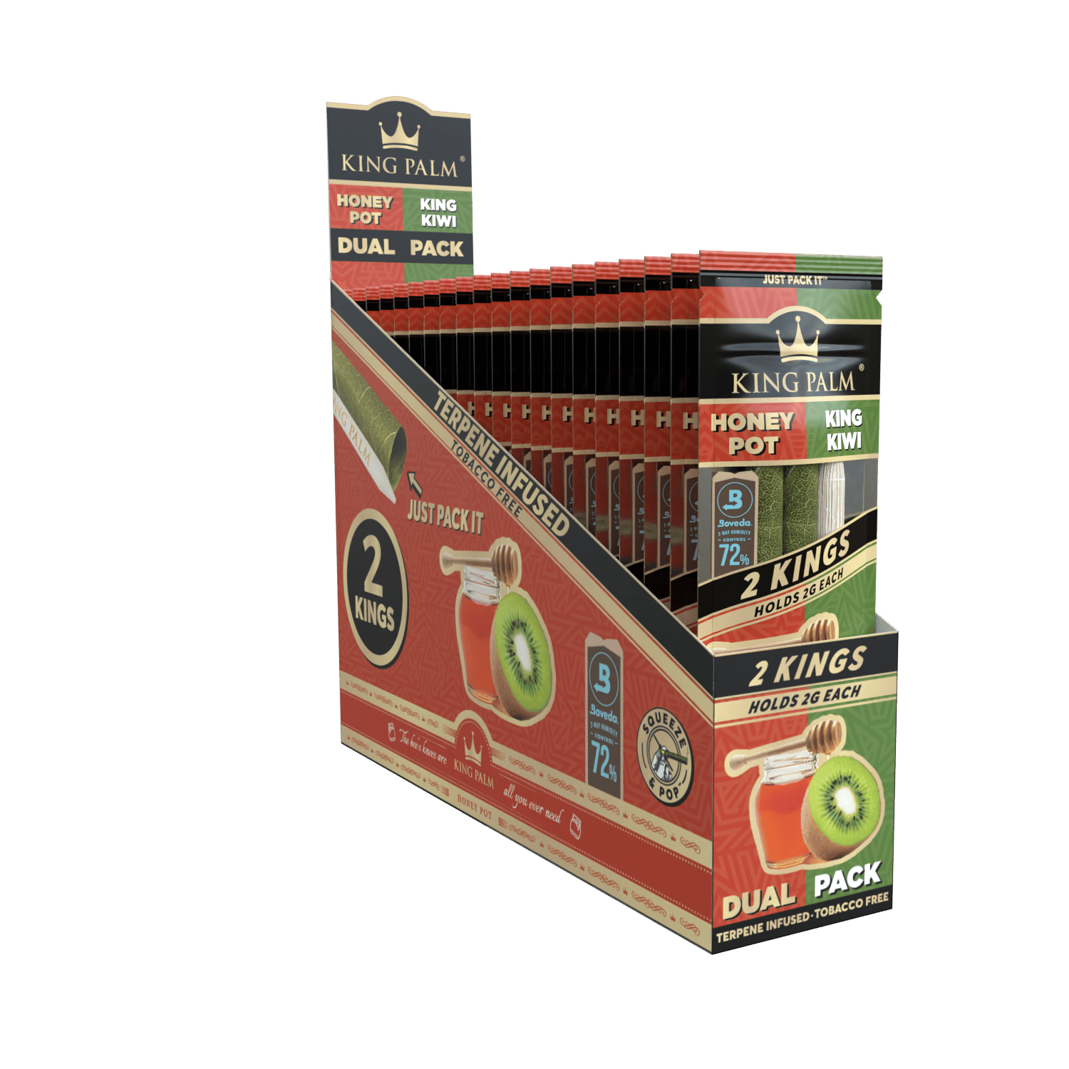 King Palm - Leaf Tubes |Dual Pack | Pack 2G Each | 20Pack/box | WR11 Secondary image