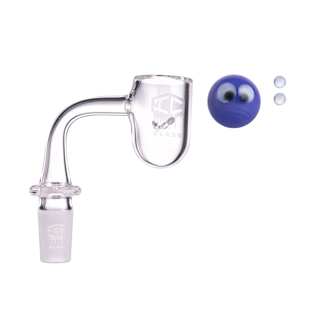 IC GLASS - HUBBARD| 14mm 90D Male Banger| ICB994