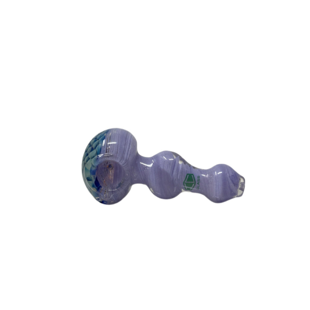 IC Glass Premium Design Hand Pipe with Screen – Mix Colors | 5-Inch | ICHP3058 | Wholesale Main image