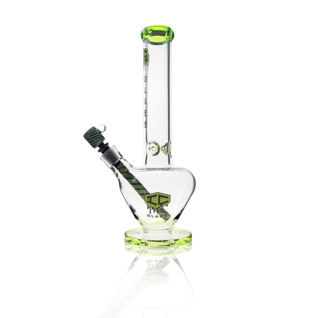 IC Glass Beaker Bong with Round Base & Ice Pinch | ICBK2052 – Wholesale Water Pipe