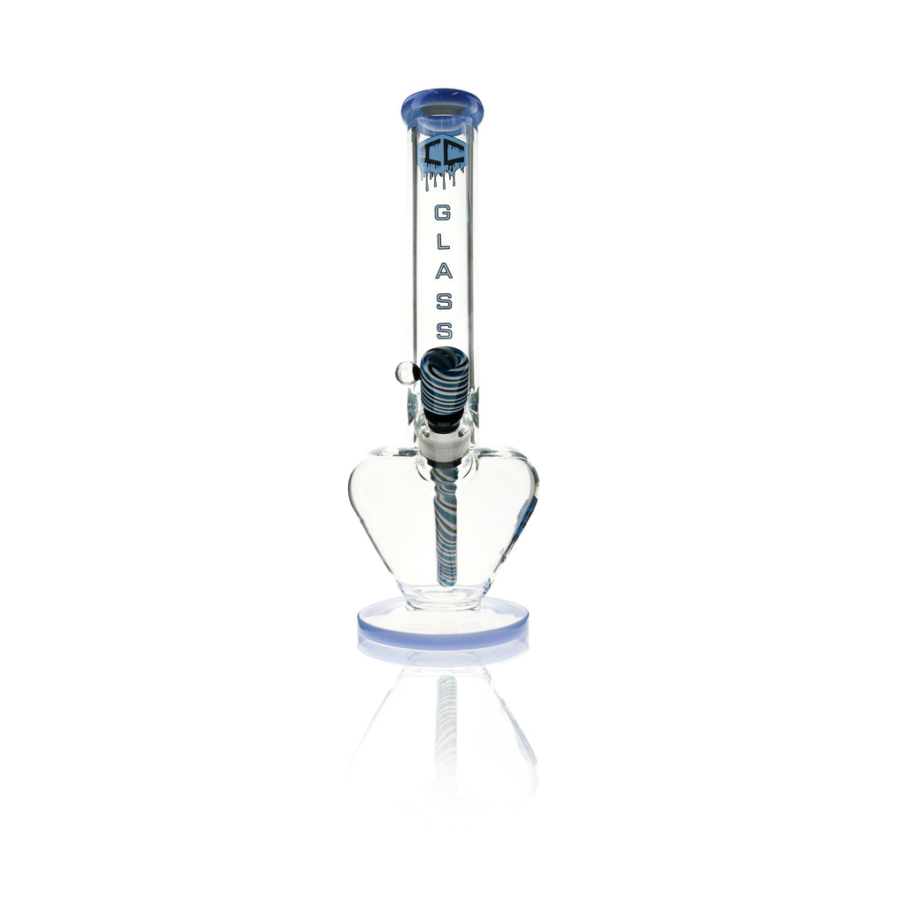 IC Glass Beaker Bong with Round Base & Ice Pinch | ICBK2052 – Wholesale Water Pipe