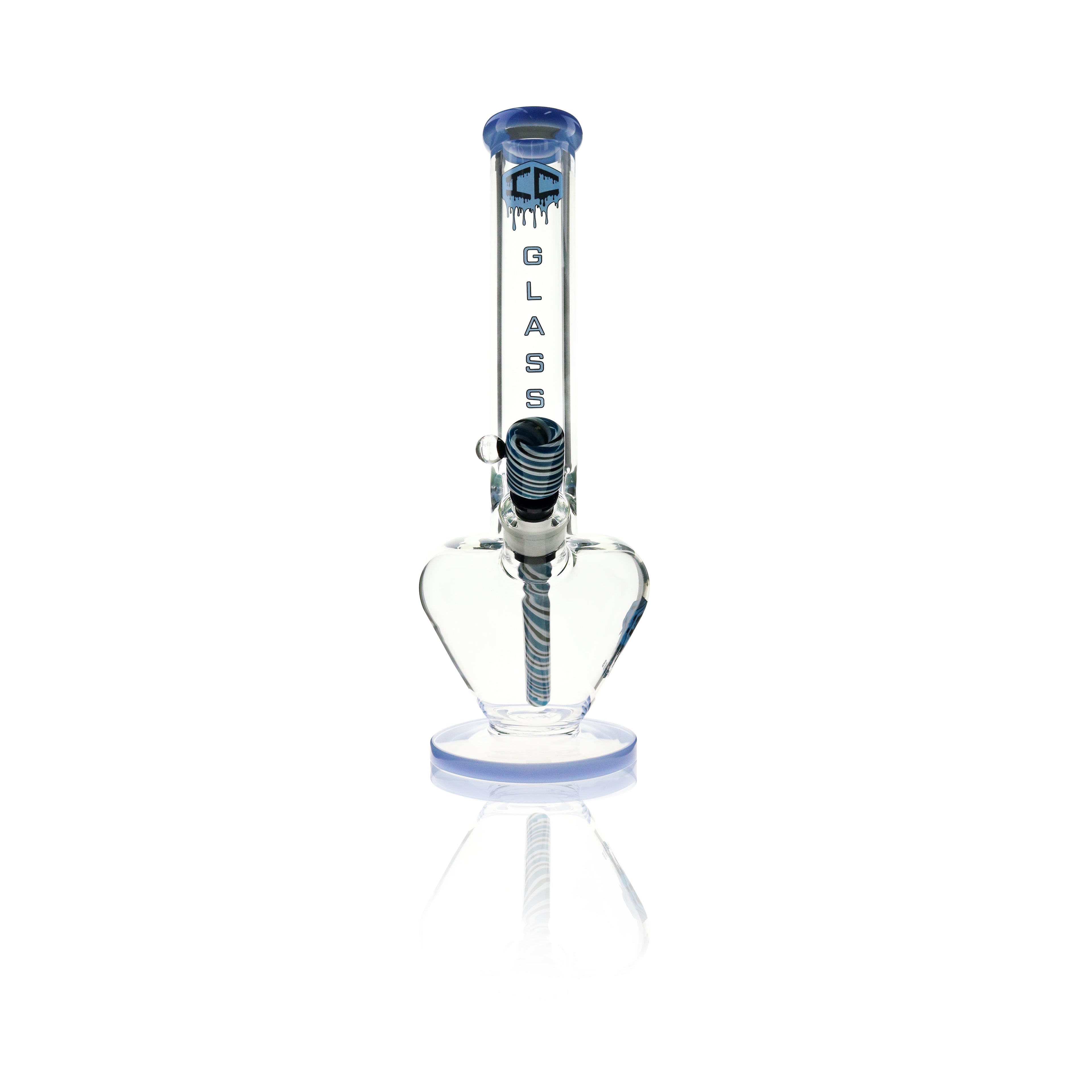 IC Glass Beaker Bong with Round Base & Ice Pinch | ICBK2052 – Wholesale Water Pipe
