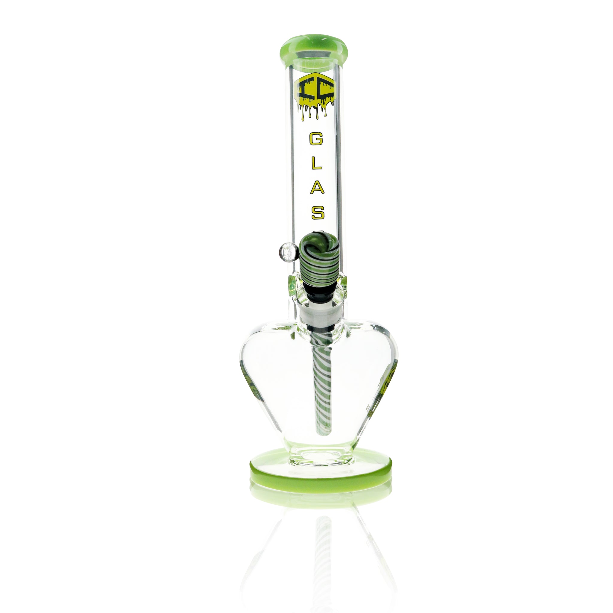 IC Glass Beaker Bong with Round Base & Ice Pinch | ICBK2052 – Wholesale Water Pipe