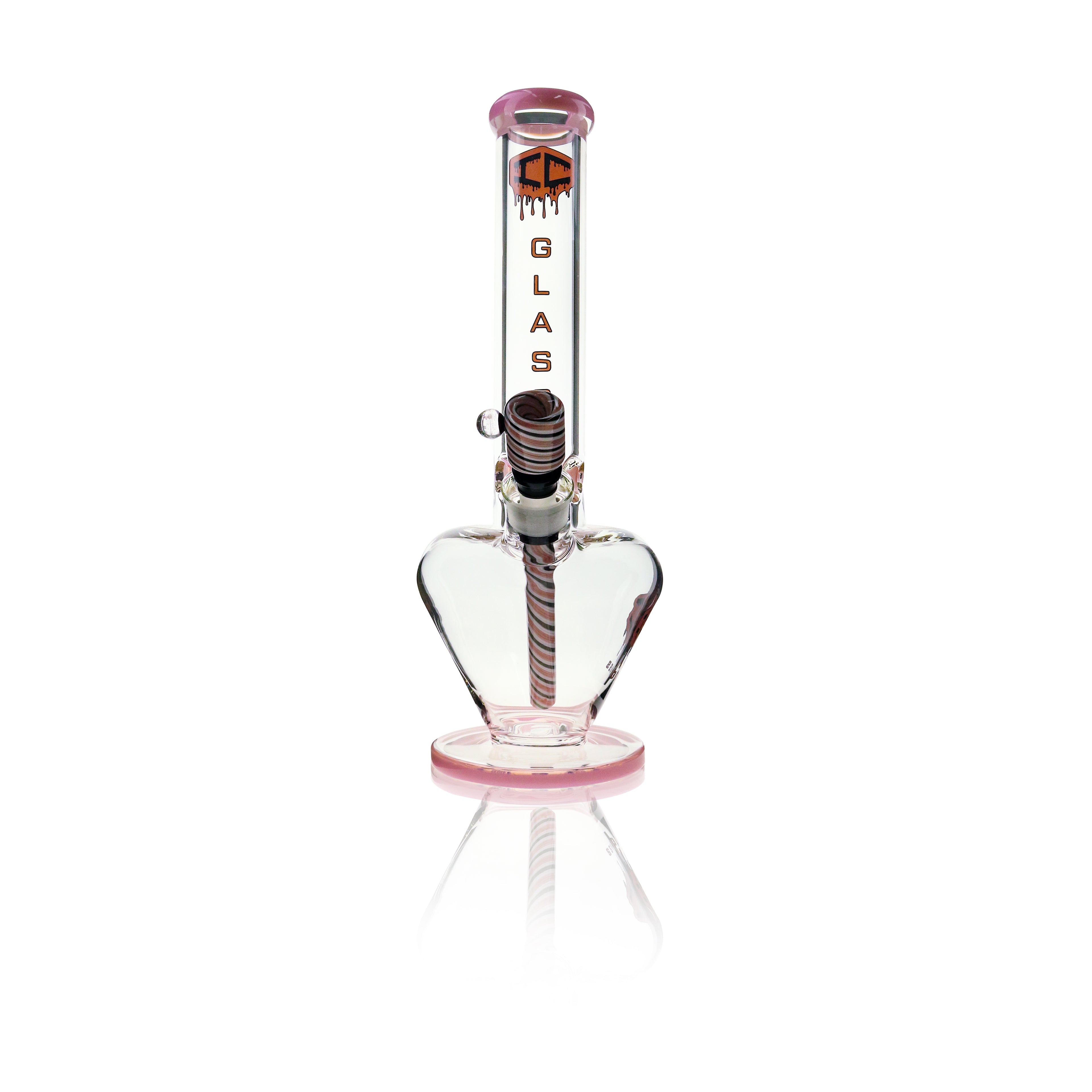 IC Glass Beaker Bong with Round Base & Ice Pinch | ICBK2052 – Wholesale Water Pipe