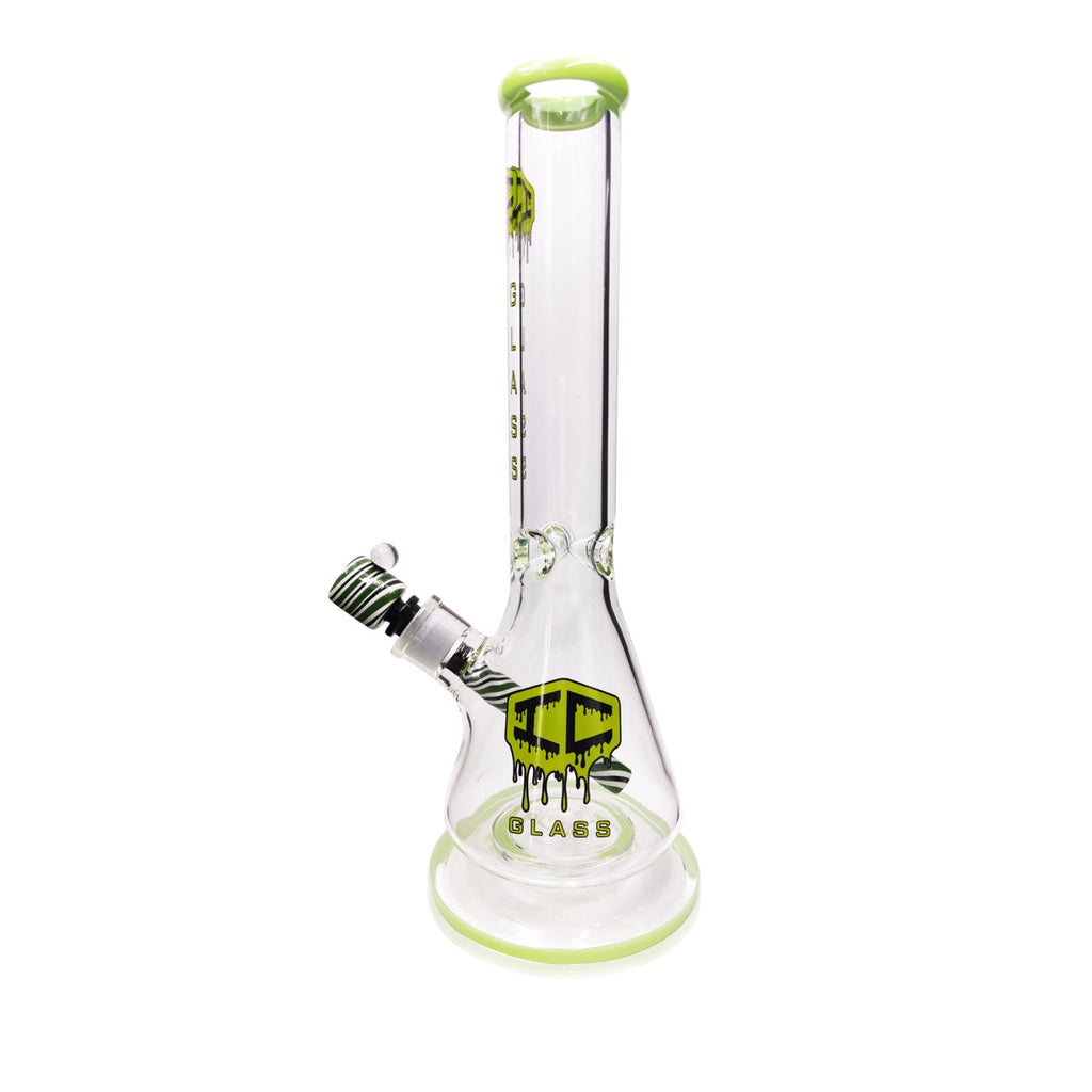 IC GLASS 15” Beaker – Premium Wig Wag Glass Water Pipe | ICBK50| Wholesale