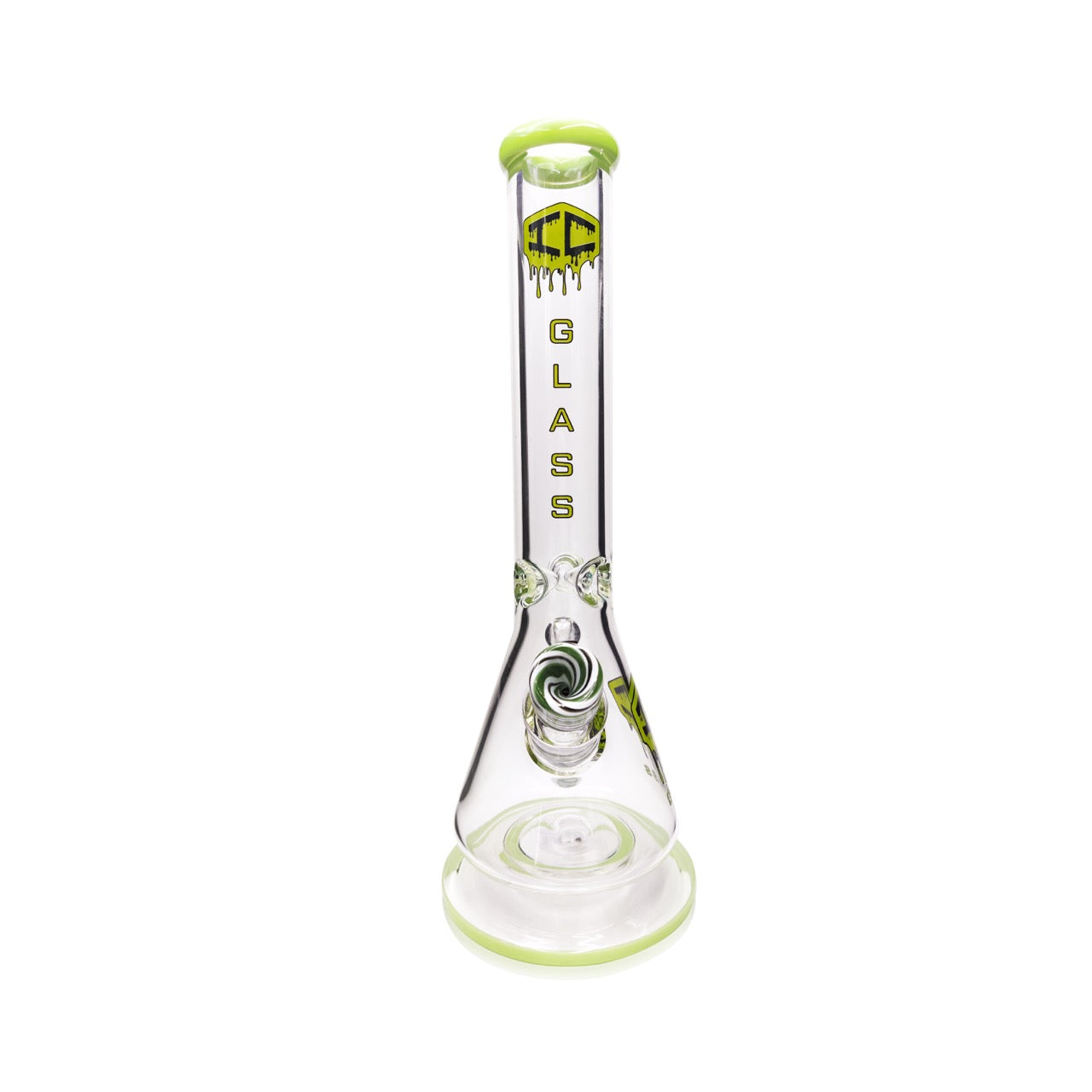 IC GLASS 15” Beaker – Premium Wig Wag Glass Water Pipe | ICBK50| Wholesale