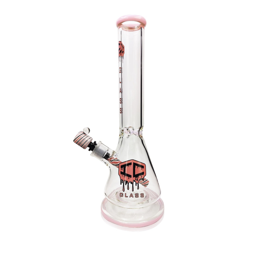 IC GLASS 15” Beaker – Premium Wig Wag Glass Water Pipe | ICBK50| Wholesale