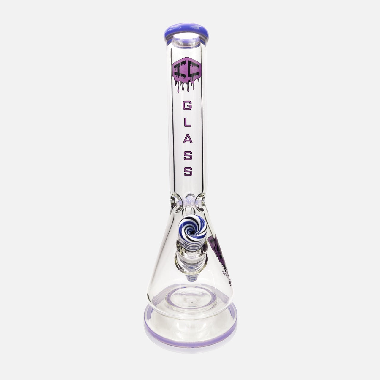 IC GLASS 15” Beaker – Premium Wig Wag Glass Water Pipe | ICBK50| Wholesale