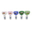 IC GLASS - Bowl Pipe with Rainbow on it | 5Colors |  ICBP150