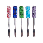 IC Glass Resin Handle Dab Tool with Flat Tip