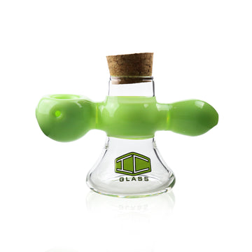 IC GLASS -Premium Design Hand Pipe with built in jar | ICHP2002
