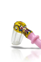 IC Glass Bubbler with Long Swirl Head – 3 Colors Available