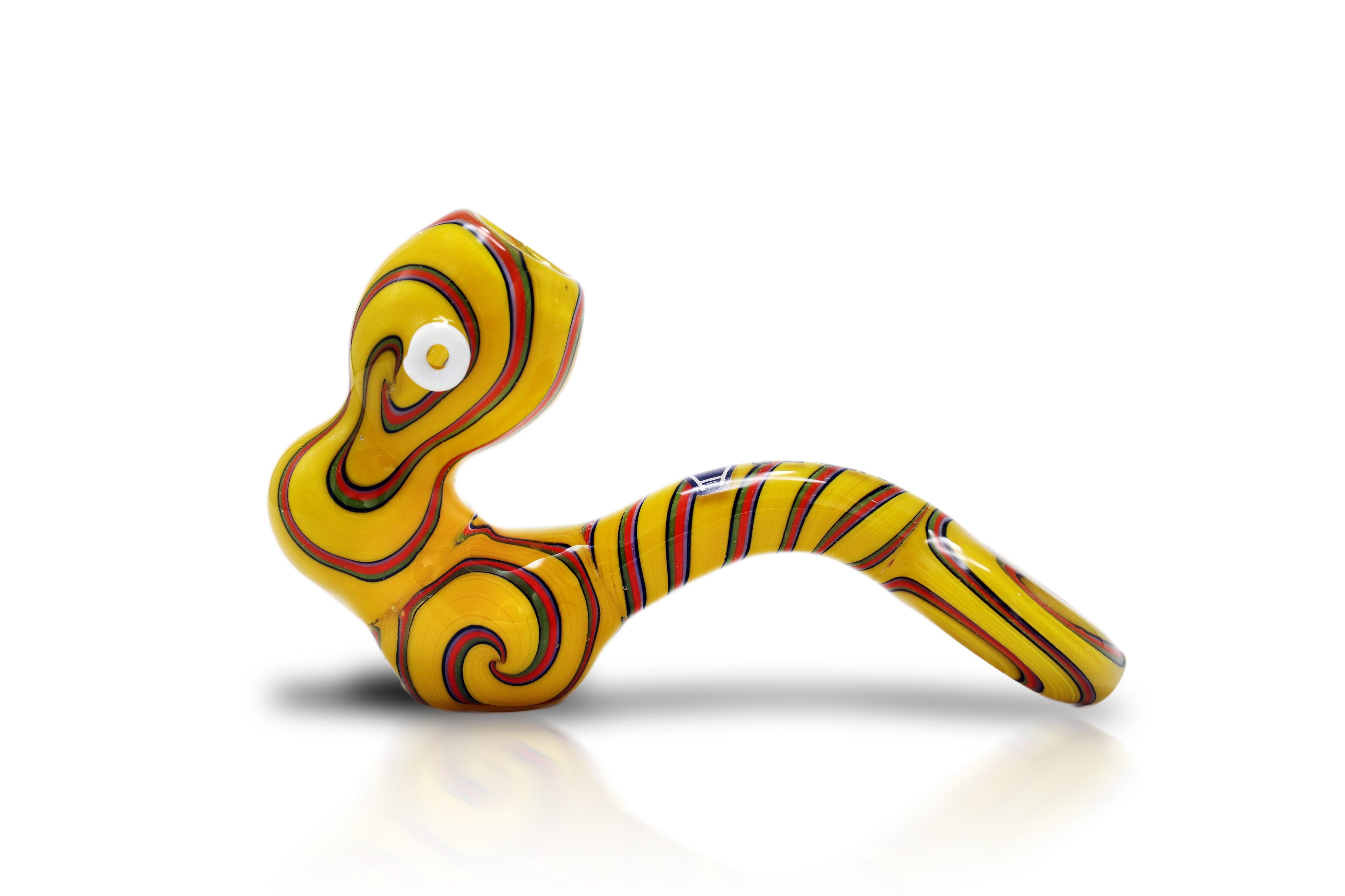 IC Glass Dual-Tone Sherlock Pipe | 4 Colors | ICHP3082
