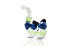 IC GLASS - Triple Chamber Bubbler | Dual Color bubbler | 4 colors