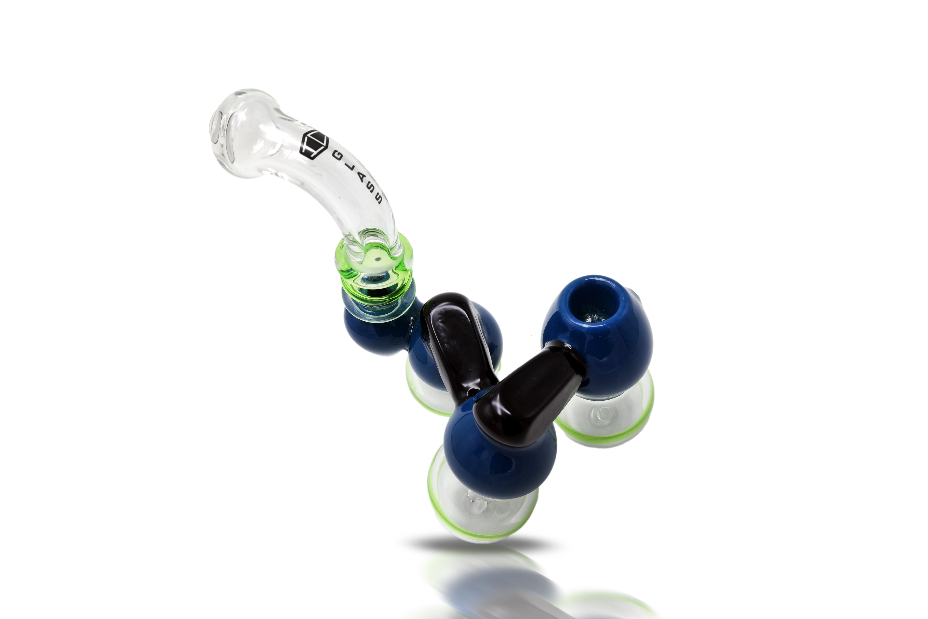 IC GLASS - Triple Chamber Bubbler | Dual Color bubbler | 4 colors