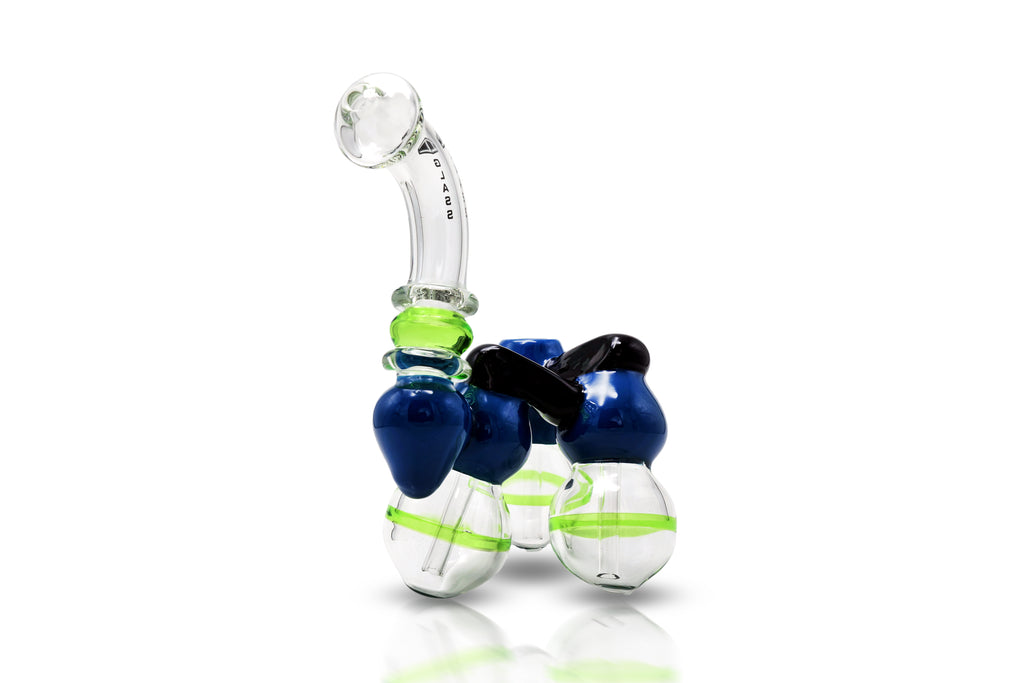 IC GLASS - Triple Chamber Bubbler | Dual Color bubbler | 4 colors