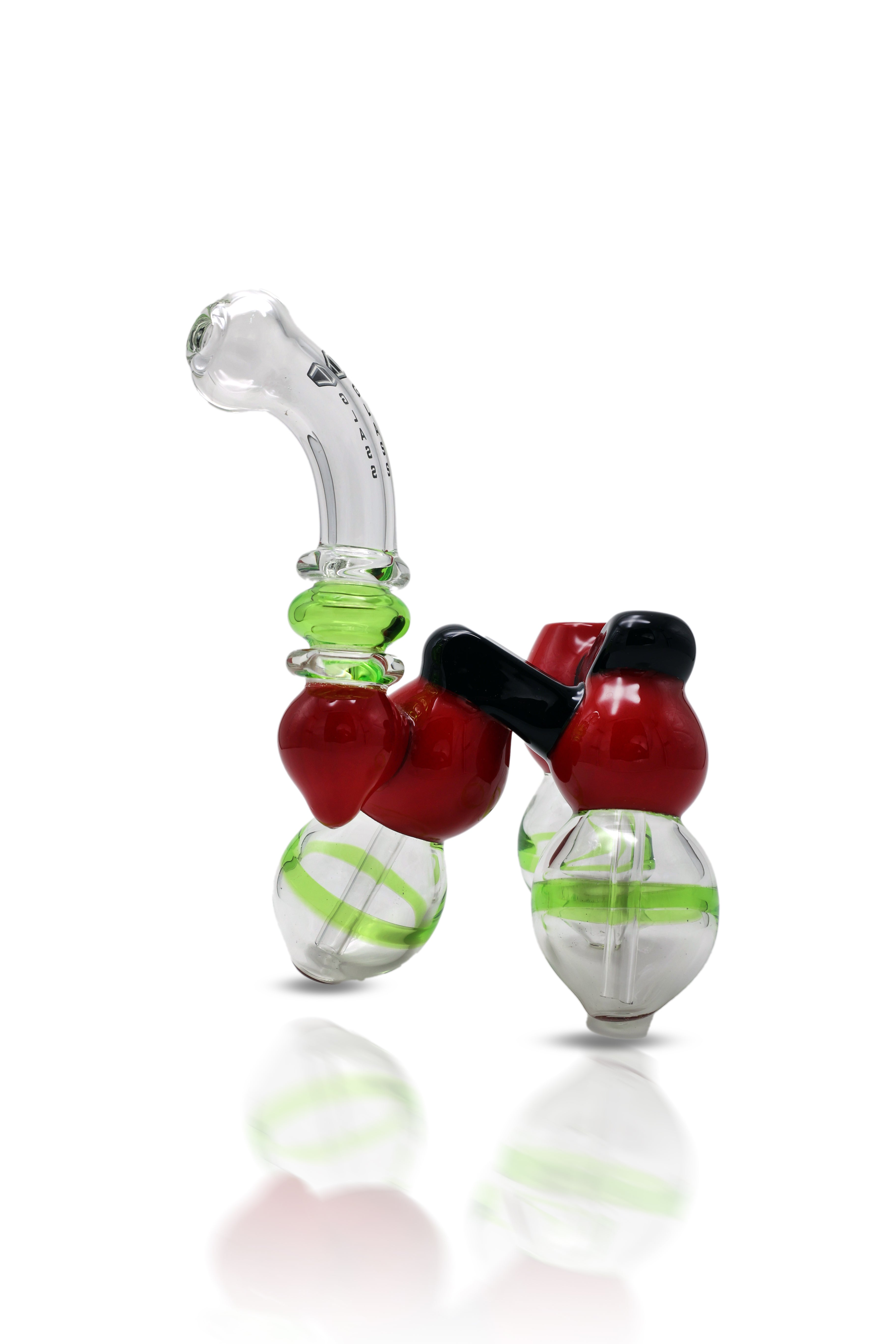 IC GLASS - Triple Chamber Bubbler | Dual Color bubbler | 4 colors