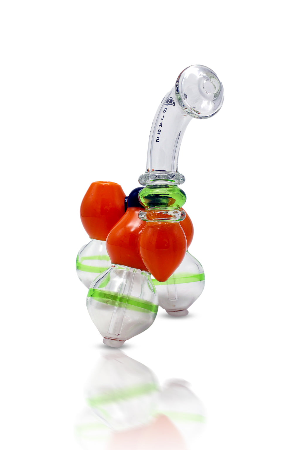 IC GLASS - Triple Chamber Bubbler | Dual Color bubbler | 4 colors