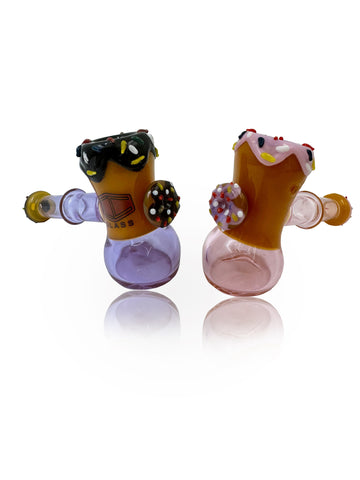 IC GLASS- Hammer Shaper Donut Hand pipe | 5"