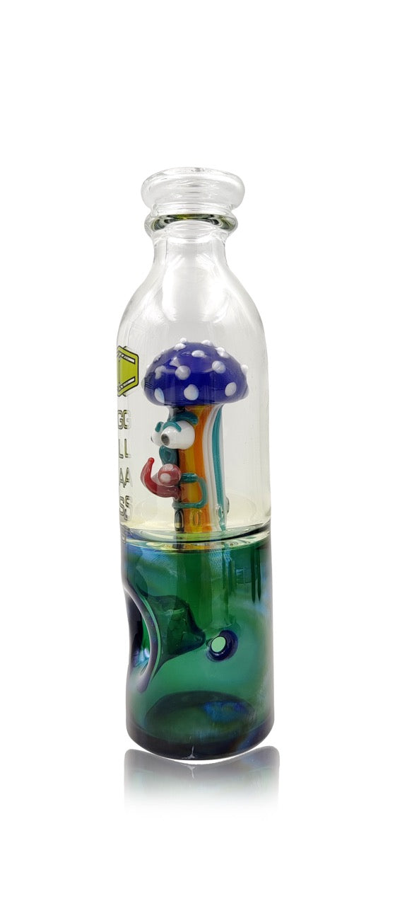 IC Glass- Trippy Mushroom Handpipe