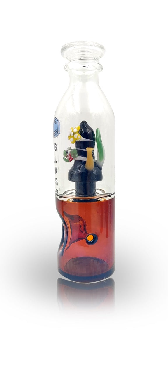 IC Glass - Fish Functional Hand Pipe | 6 "