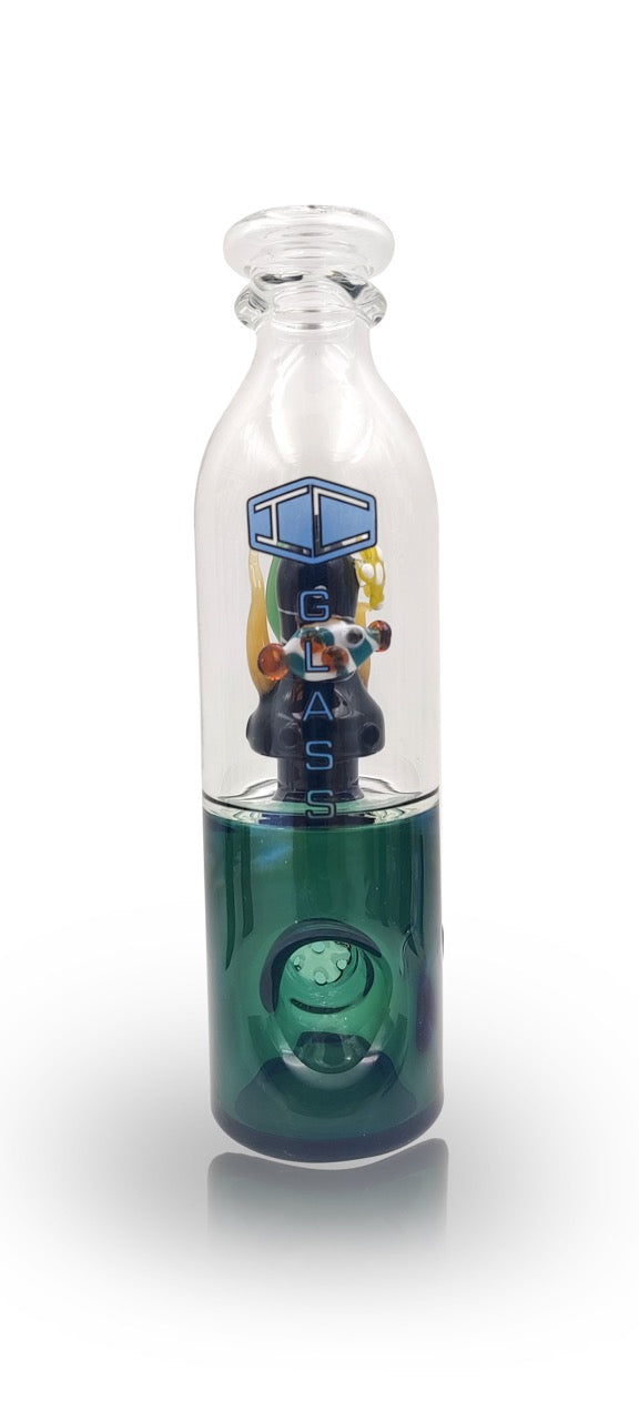 IC Glass - Fish Functional Hand Pipe | 6 "