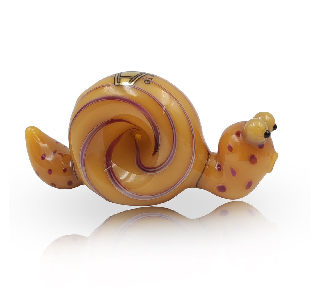 IC Glass - Snale design  Functional Hand pipe | 4"