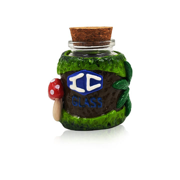 IC GLASS - 3D Crafted mushroom & bug Jar| ICJ68