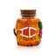 IC GLASS - Glass Jar with 3D Flowers & Bees