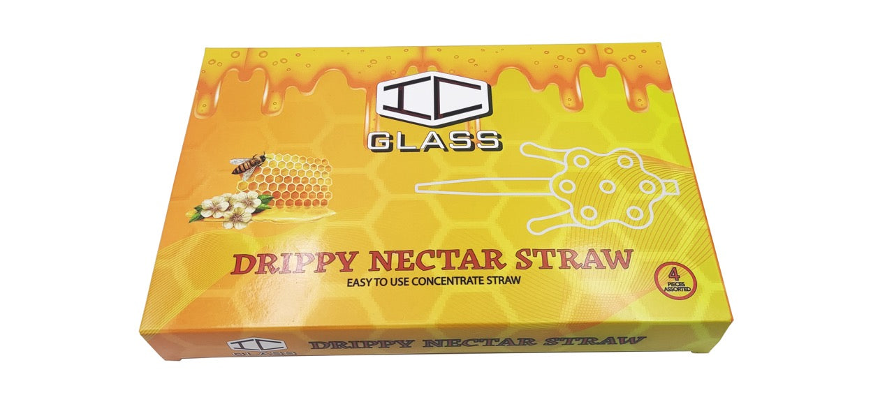 IC Glass - Drippy Nectar Straw | 4ct Box for Smooth Dabs Main image