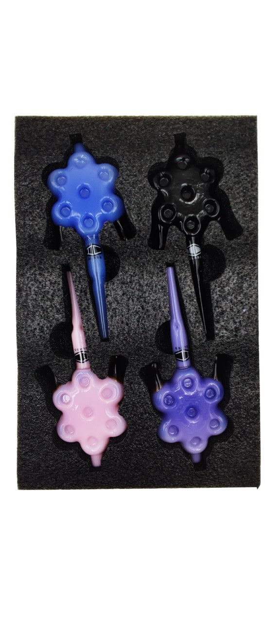 IC Glass - Drippy Nectar Straw | 4ct Box for Smooth Dabs
